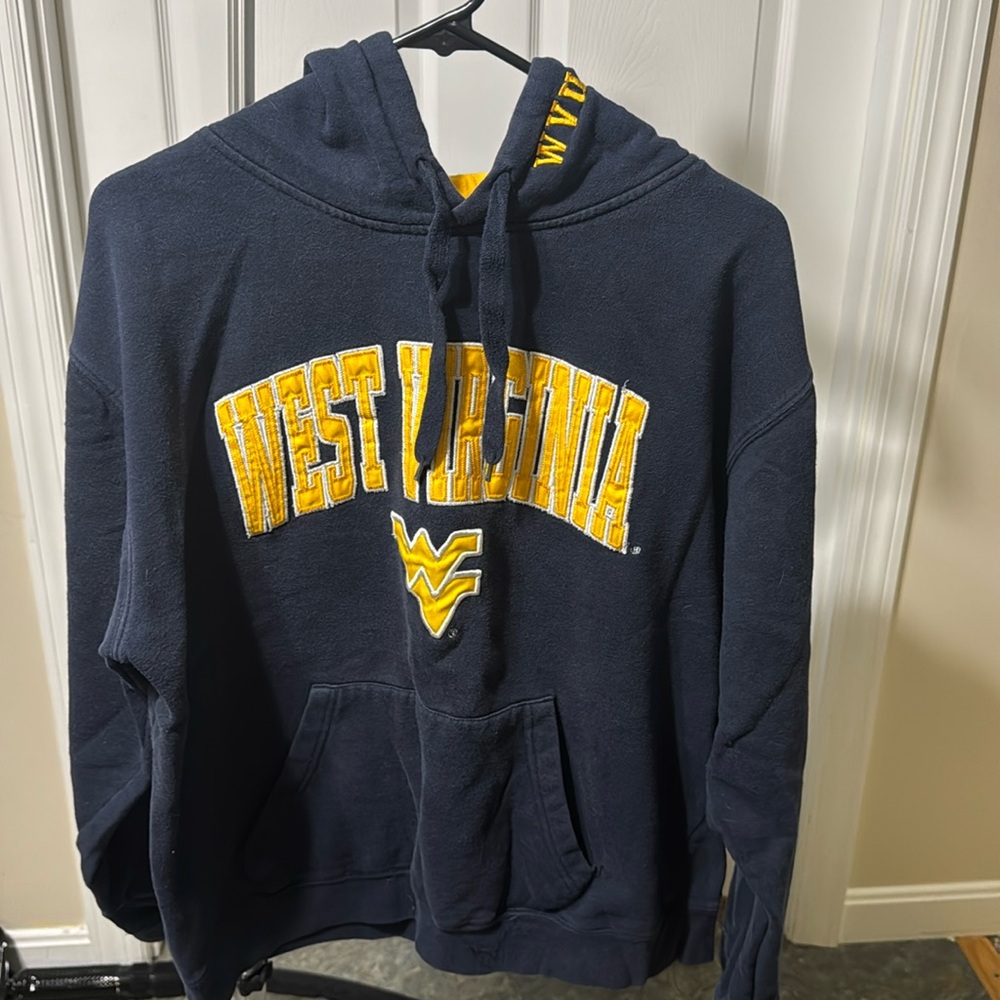 West Virginia University hoody. WVU Size Large